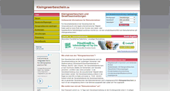 Desktop Screenshot of kleingewerbeschein.de